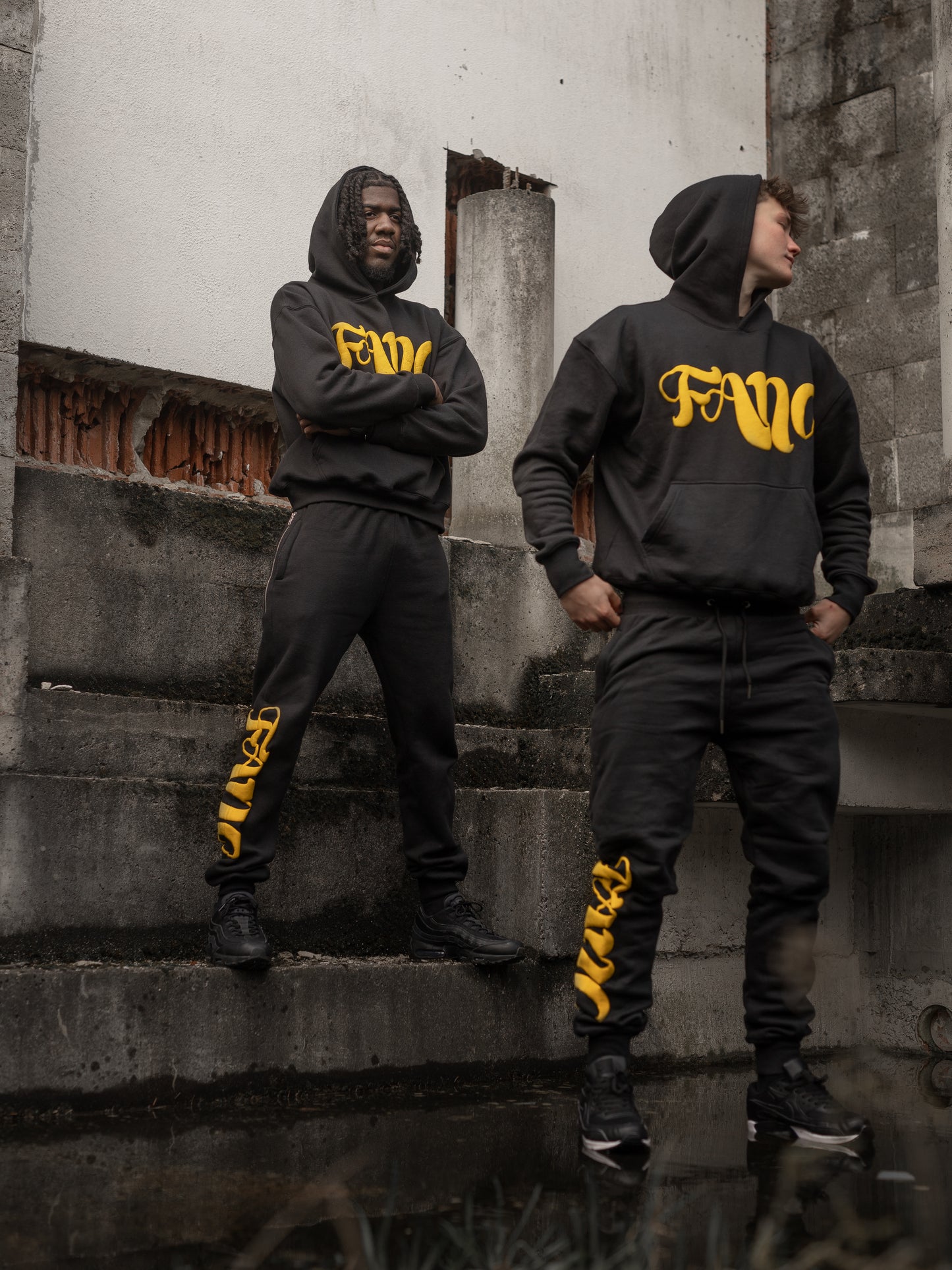 Fano Clothing - Black and Yellow Bottoms