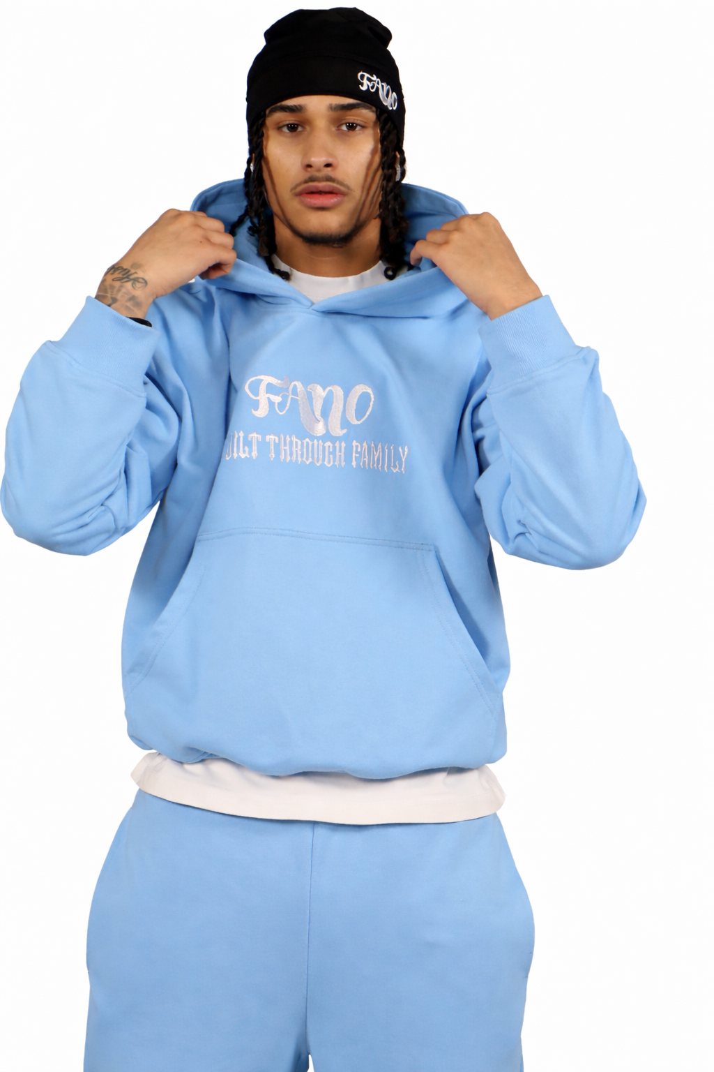Fano Clothing - Sky Blue Hoodie