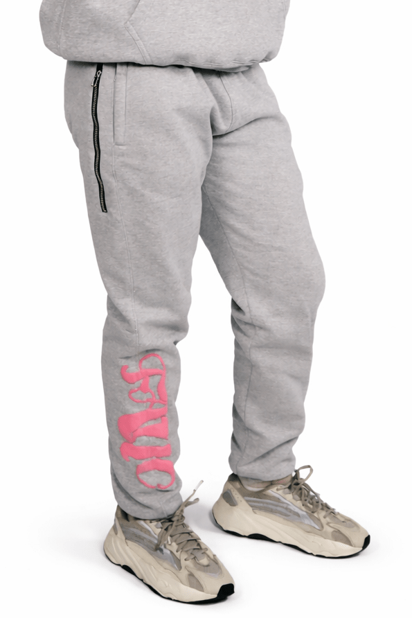 Fano Clothing - Grey & Pink Bottoms - Fanoclothingldn