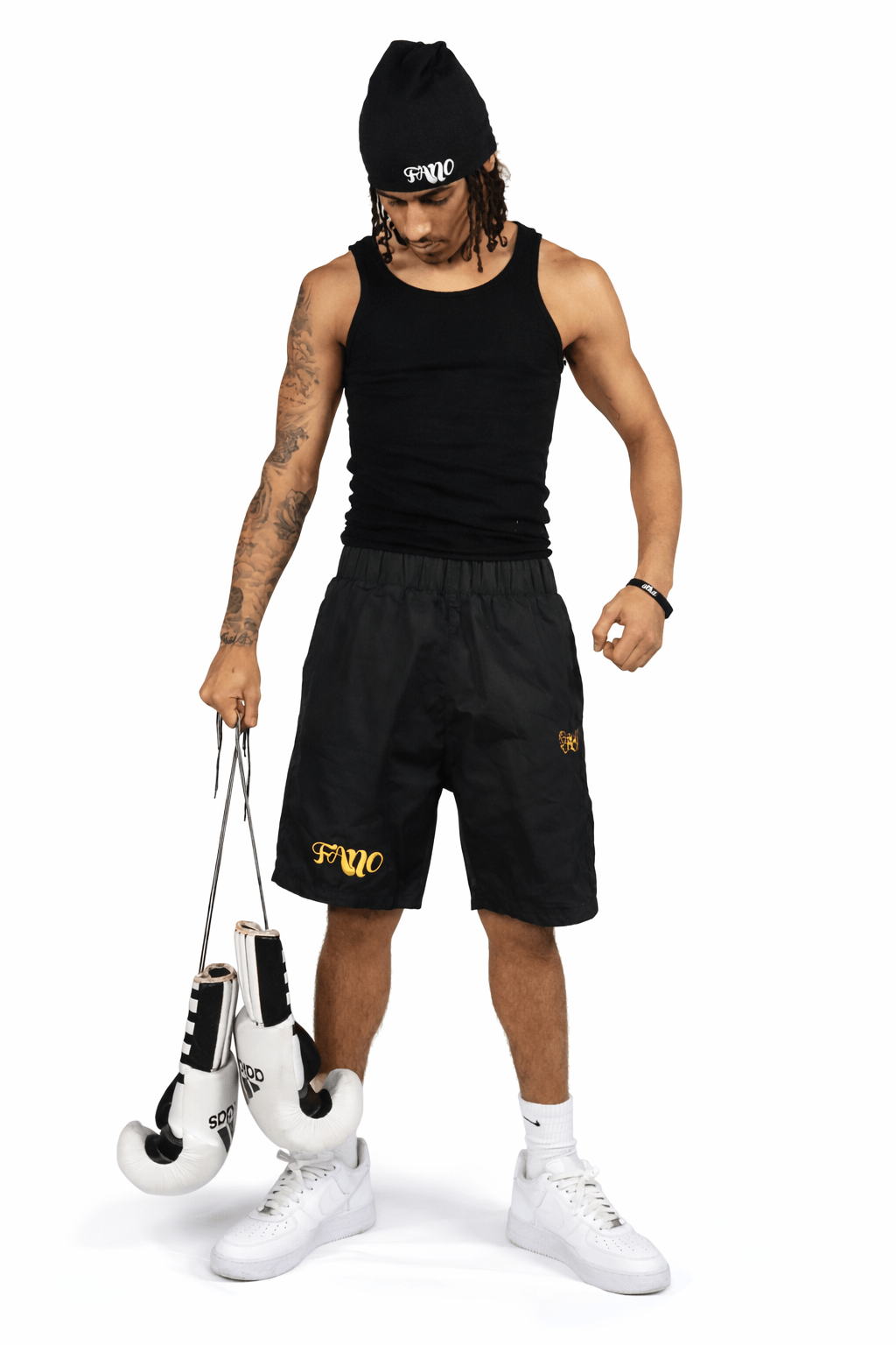 Fano Clothing - Black & Orange Shorts - Fanoclothingldn