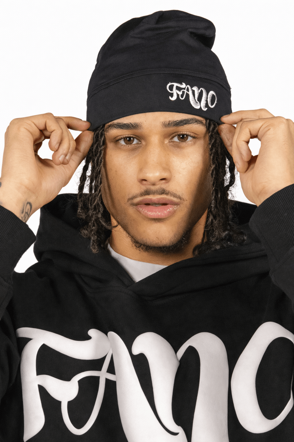 Fano Clothing - Black Skull cap - Fanoclothingldn