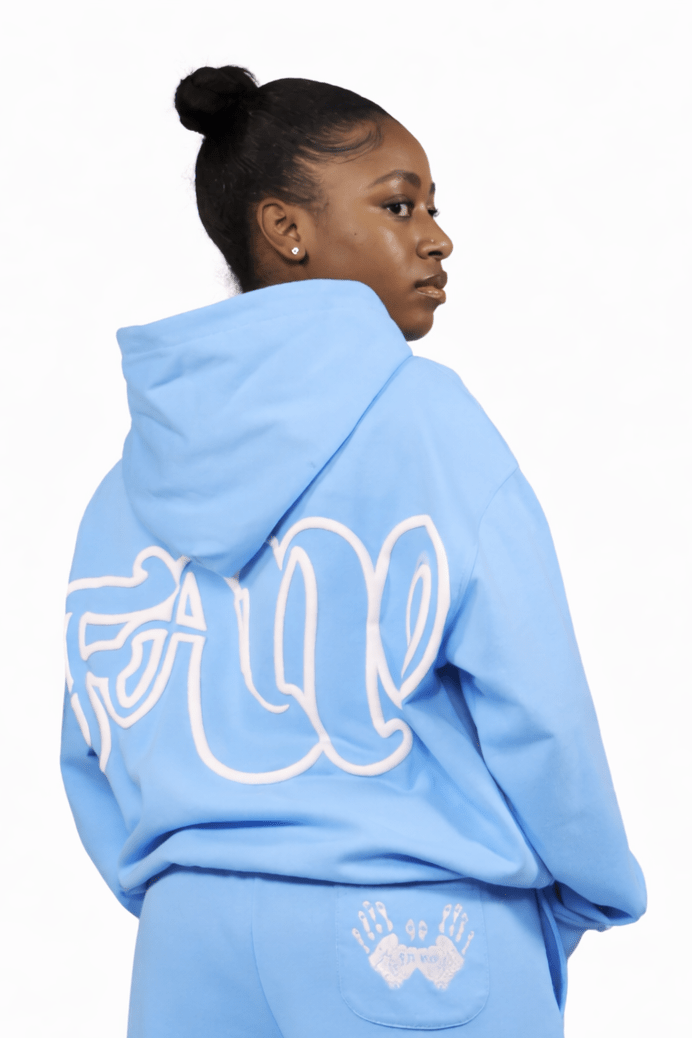 Fano Clothing - Sky Blue Hoodie - Fanoclothingldn