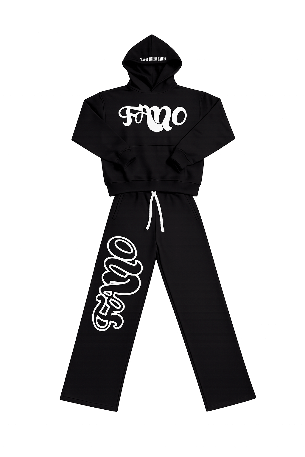 Fano Clothing - Black and White Tracksuit - Fanoclothingldn