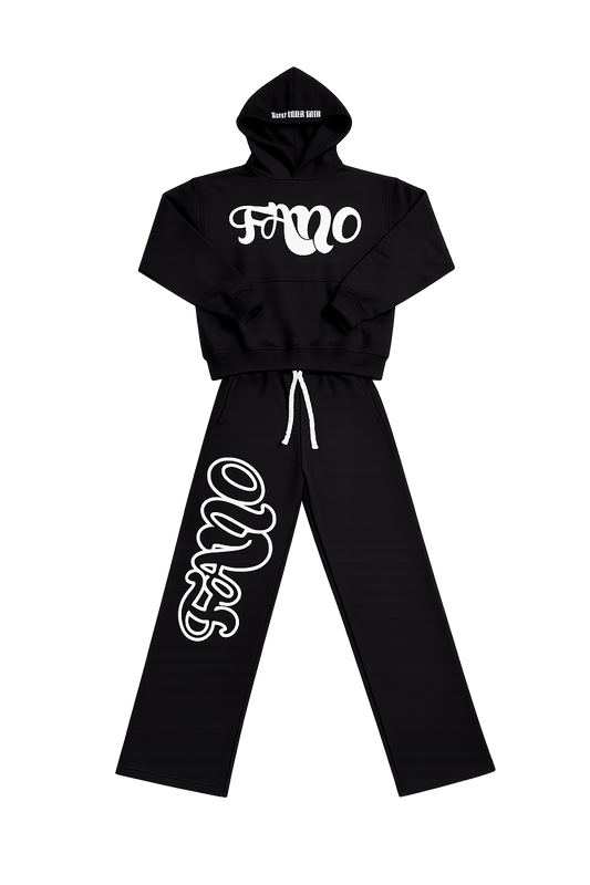 Fano Clothing - Black and White Tracksuit