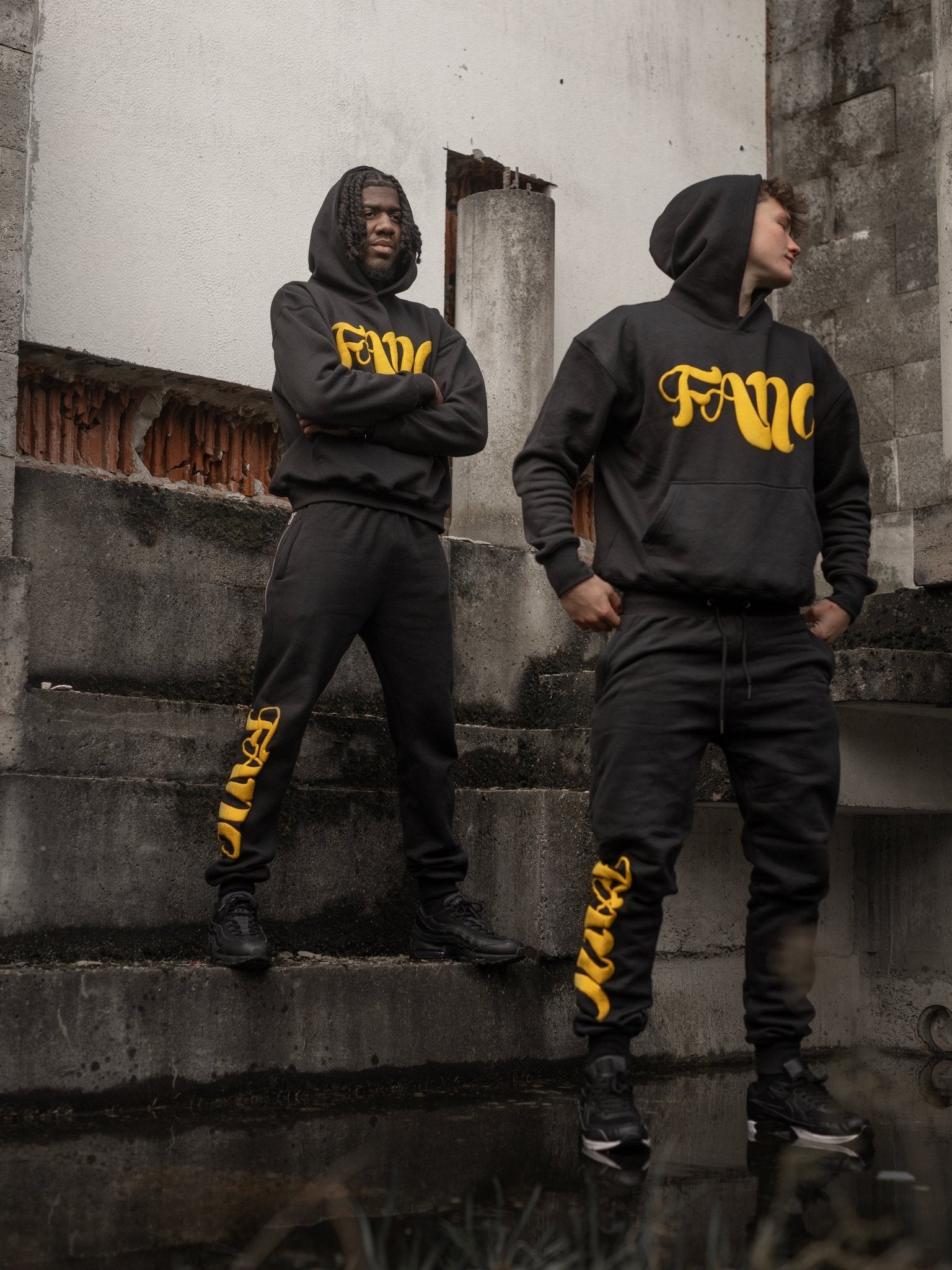 Fano Clothing - Black and Yellow Bottoms - Fanoclothingldn