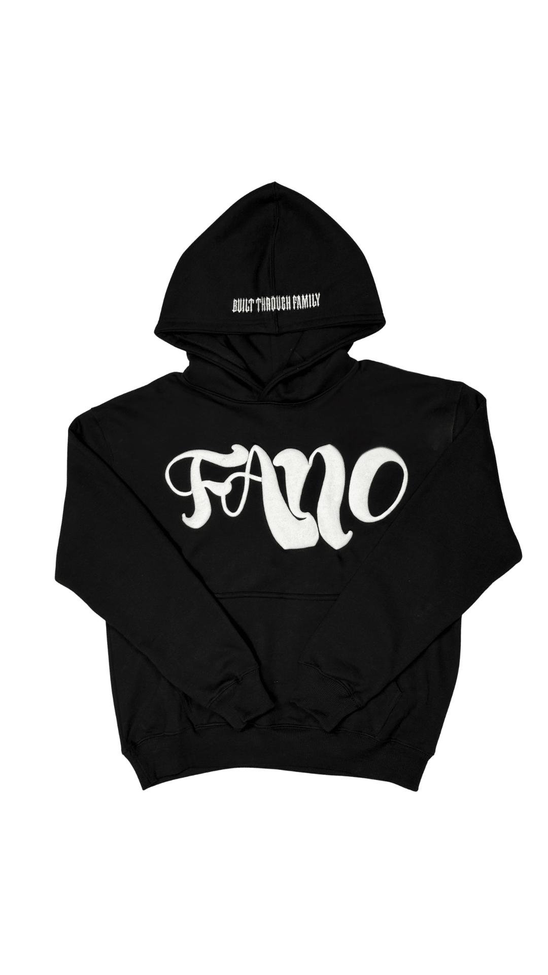 Fano Clothing - Black & White Hoodie - Fanoclothingldn