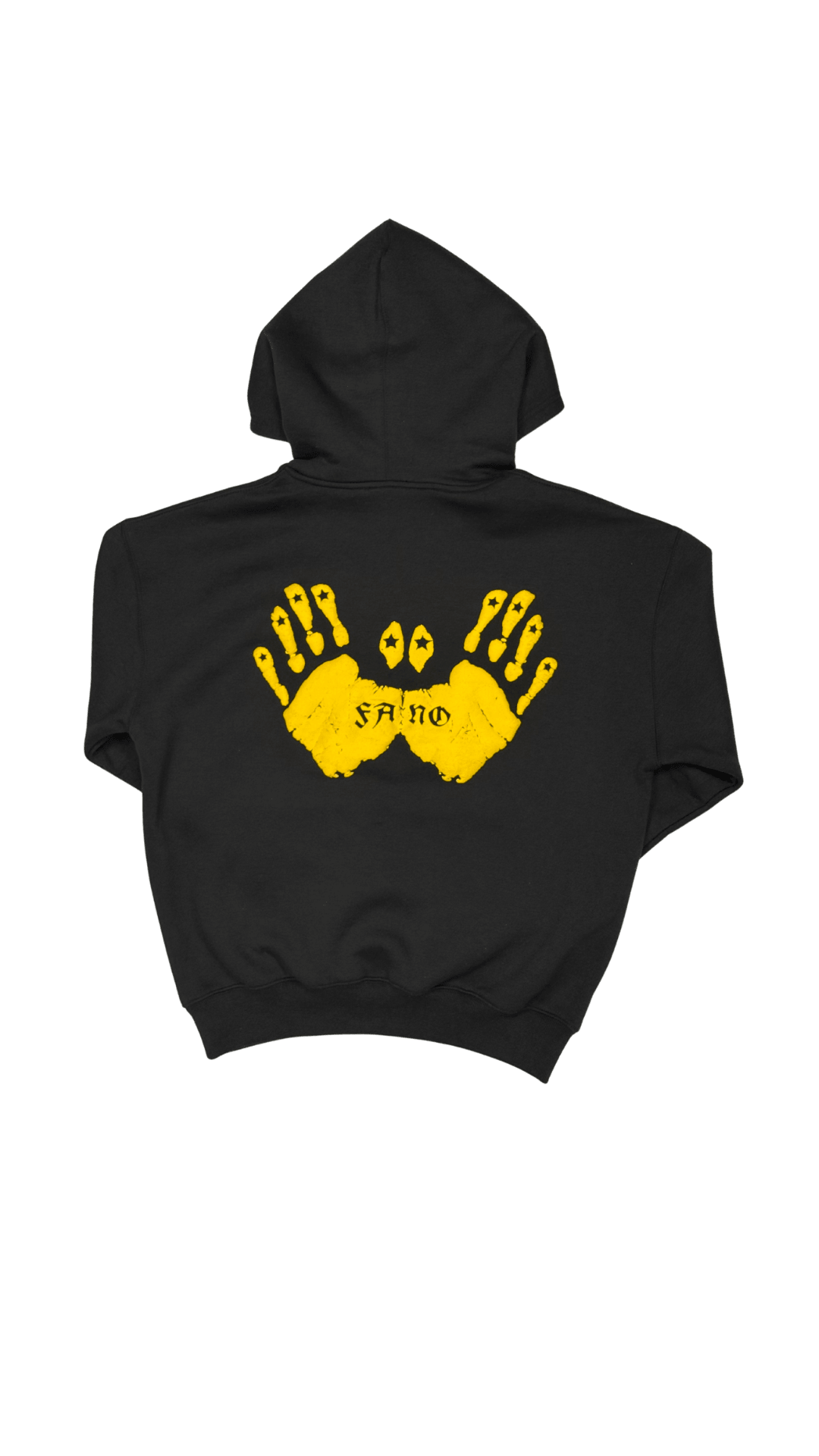 Fano Clothing - Black & Yellow Hoodie - Fanoclothingldn