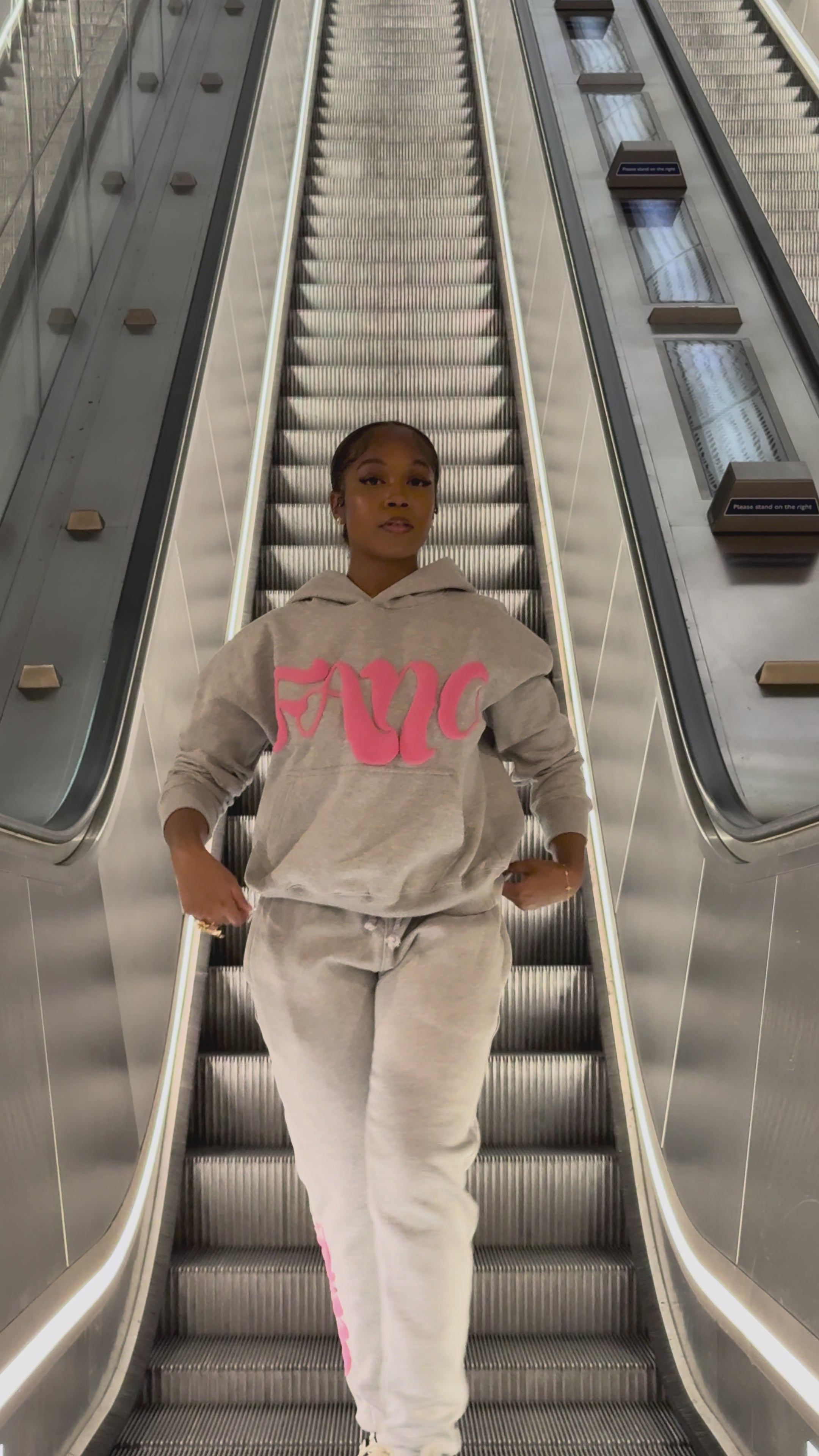 Fano Clothing - Grey & Pink Tracksuit
